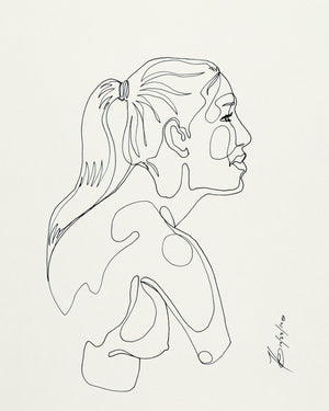 "Carla" - Original Ink Drawing