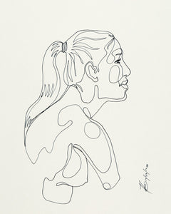 "Carla" - Original Ink Drawing